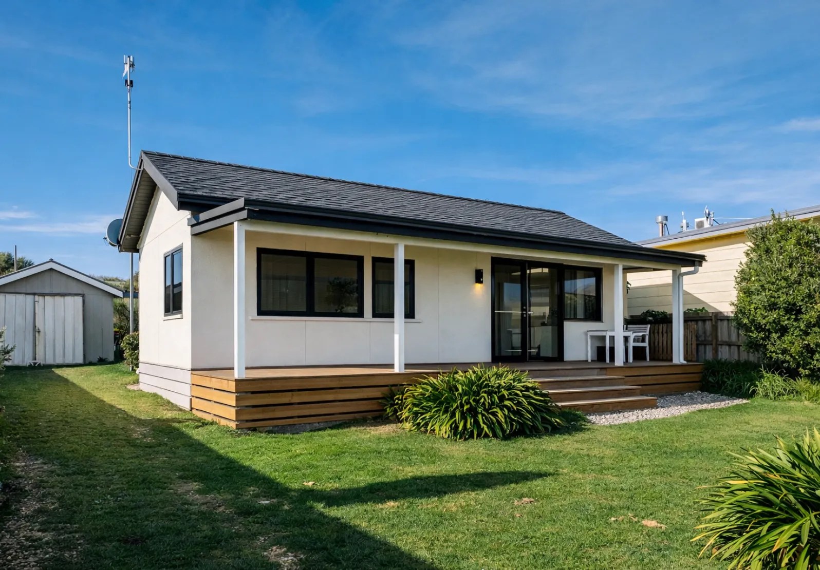 ADU Remodel in Los Angeles project showing the modern design and materials used in the build